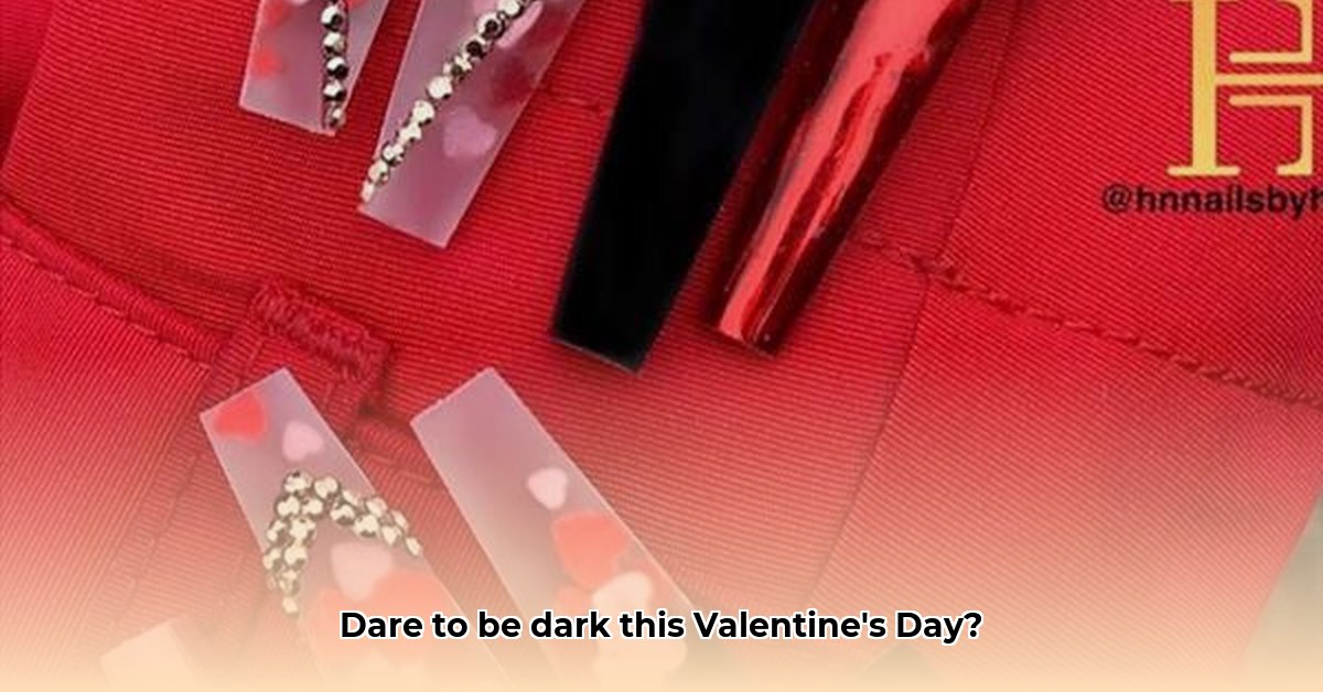 black-nail-designs-for-valentine-s-day